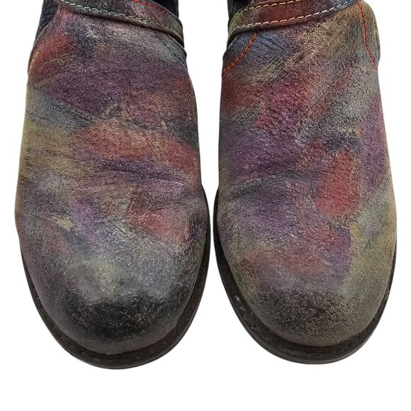 L'Artiste by Sprink Step Womens 36 Shazzam Leather Boot Navy Multi - Picture 6 of 16